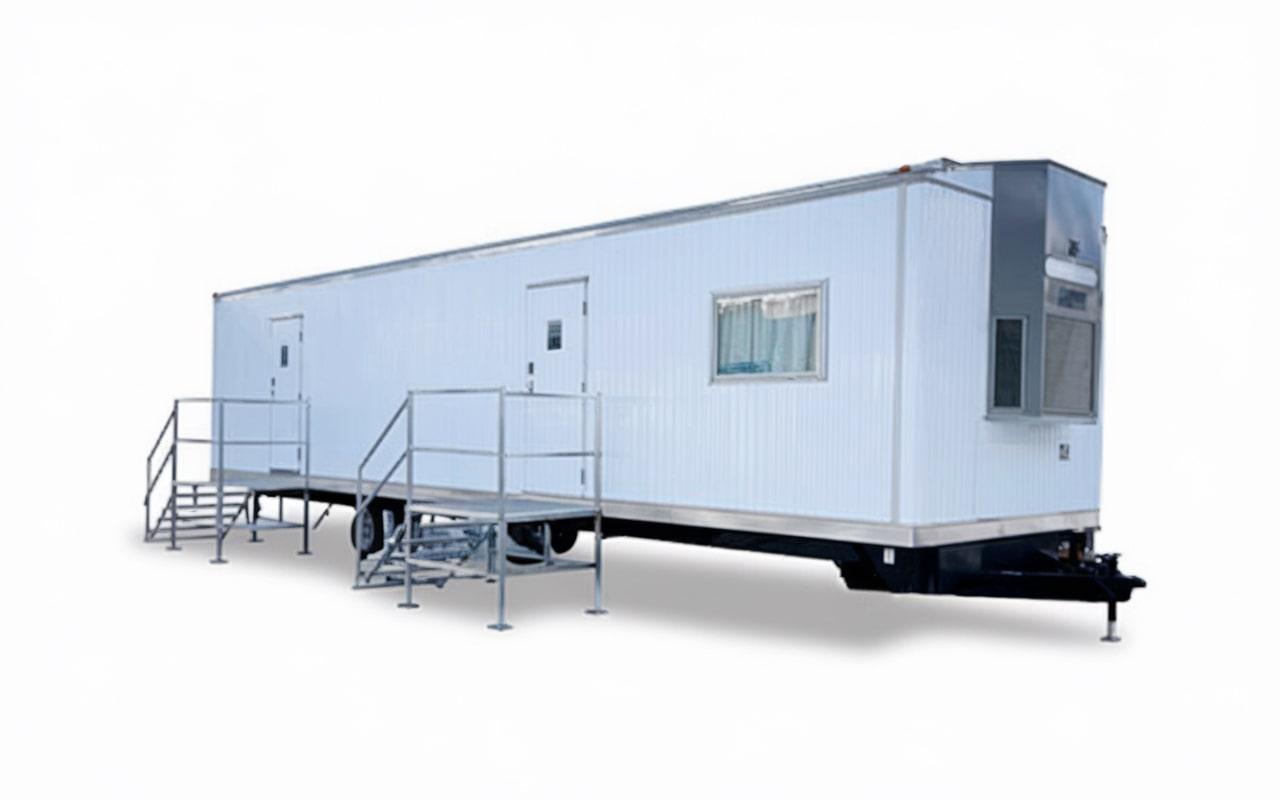 it may be necessary to obtain permits and comply with local regulations when installing office trailers on a property